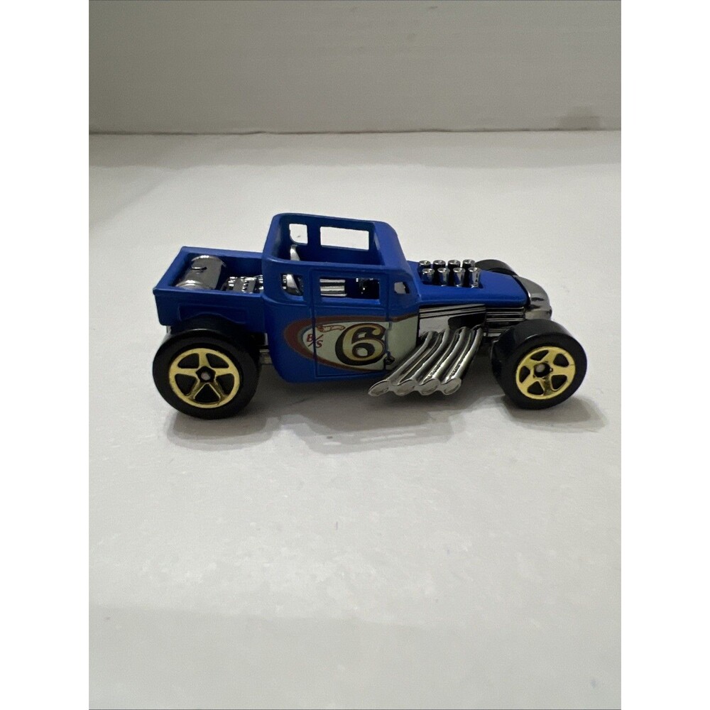 Hot Wheels Premium Boneshaker rat rod #6 Blue B52 Loose